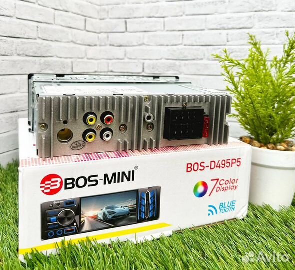 Магнитола 1 din с экраном bos mini арт317