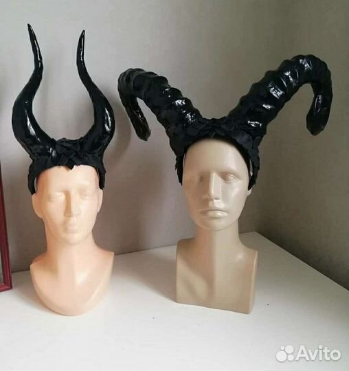 Рога малефисенты.рога для фото, рога на ободке