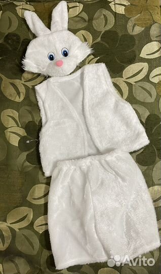 Новогодний костюм зайчика 104-110