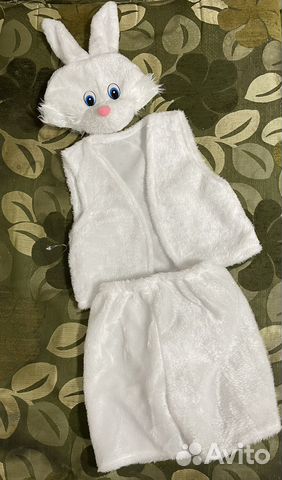 Новогодний костюм зайчика 104-110