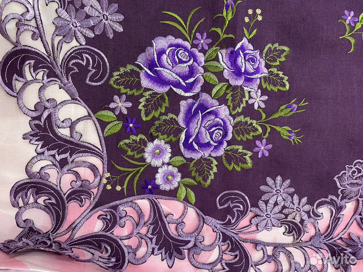 Скатерть льняная новая