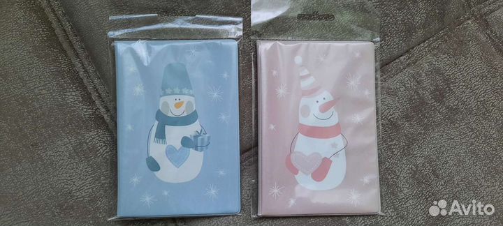 Обложка на паспорт новогодняя