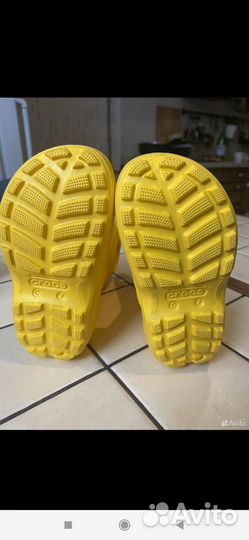 Сапожки детские Crocs, размер производителя С7