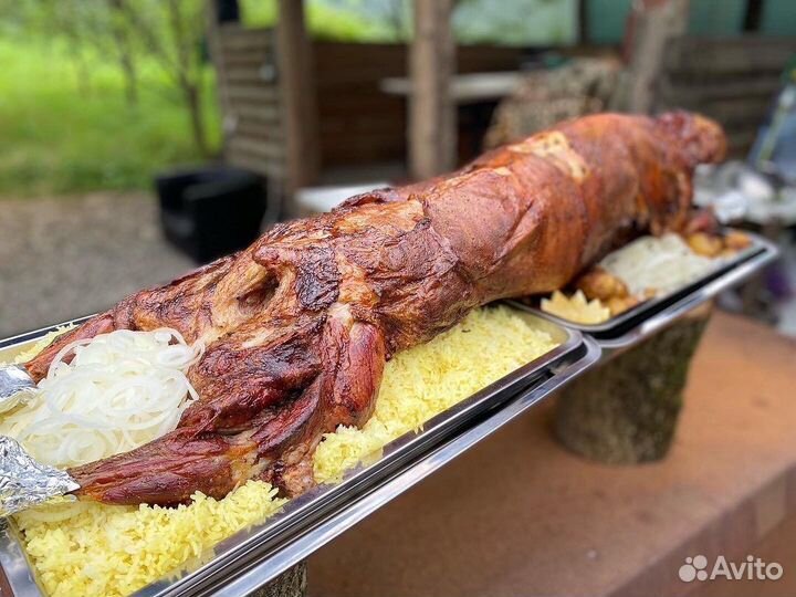 Барашек (ягнёнок) на вертеле