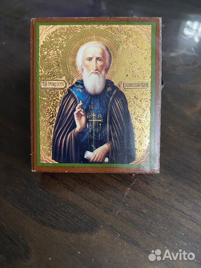 Икона Сергий Радонежский