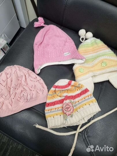 Детские шапки и кепки для девочки 3-4 года
