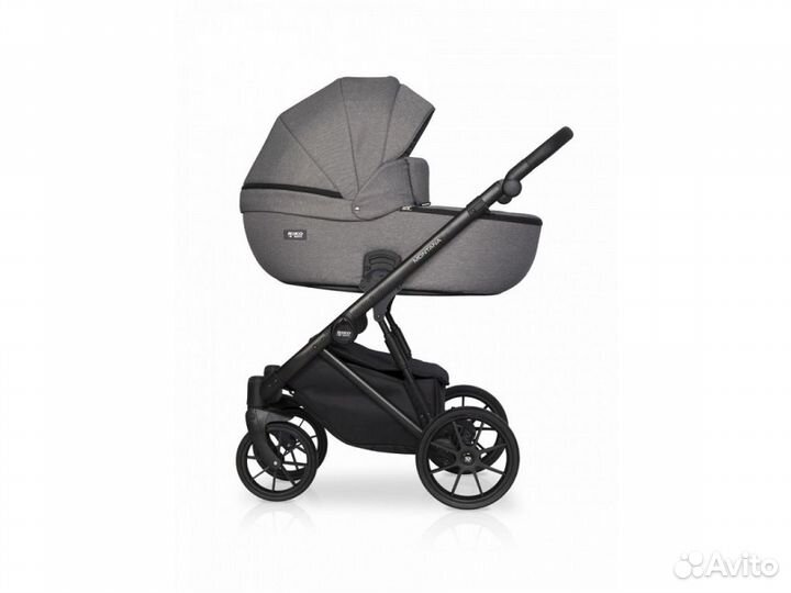 Коляска 3 в 1 Riko Basic Montana 04 графит