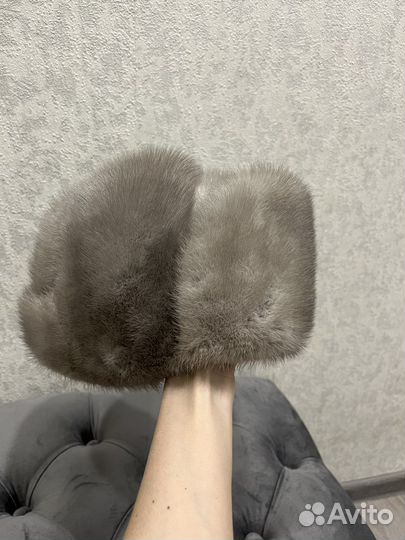 Шапка норковая унисекс