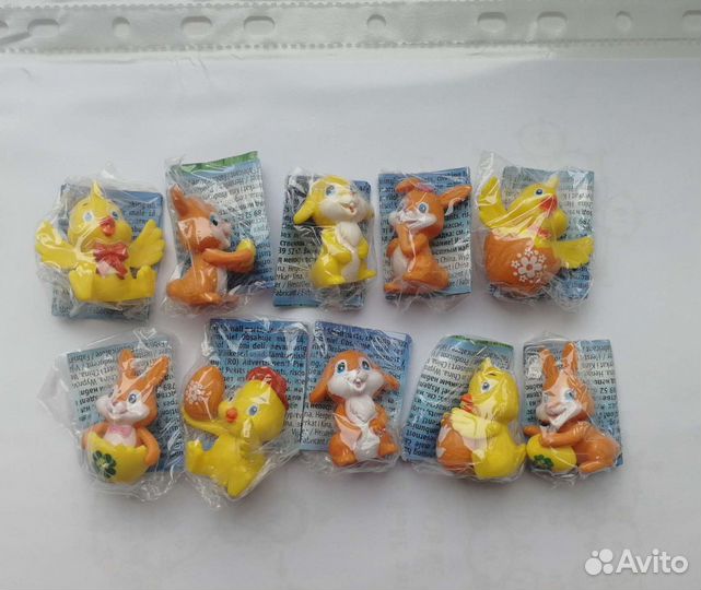 Киндер коллекция Зайцы цыплята Kidsworld