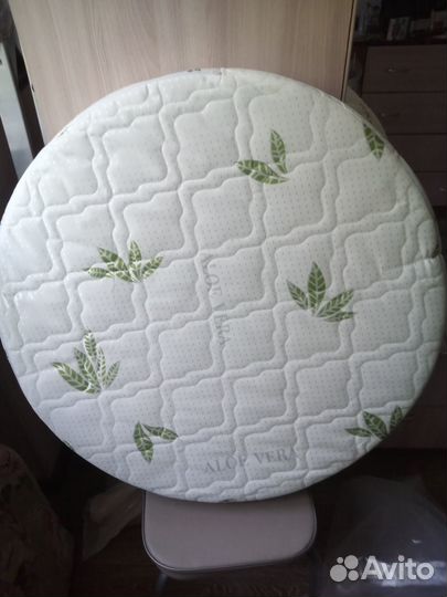 Новый матрас детский круглый 75х75