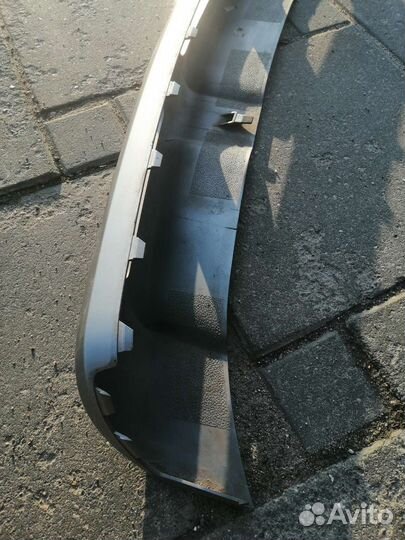 Накладка переднего бампера kia rio x line