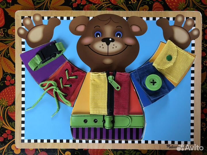 Доска Застежки Mellissa and doug