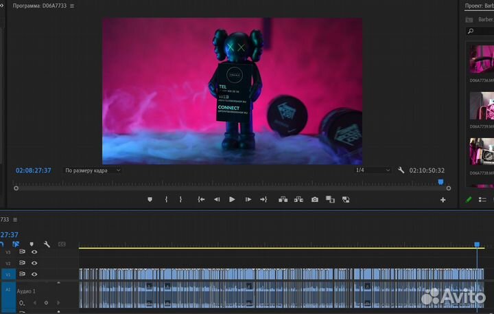 Монтаж видео / Рилсмейкер / Видеомонтажер