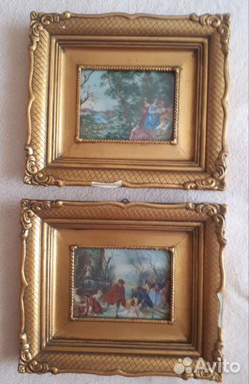 Антикварная живопись ivoire