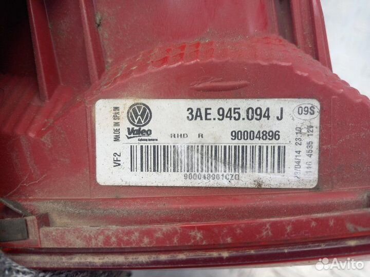 Фонарь задний правый Volkswagen Passat B7 2.0 cffb