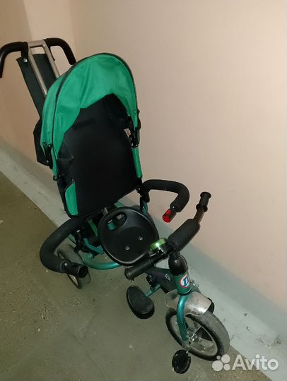 Детский велосипед с родительской ручкой