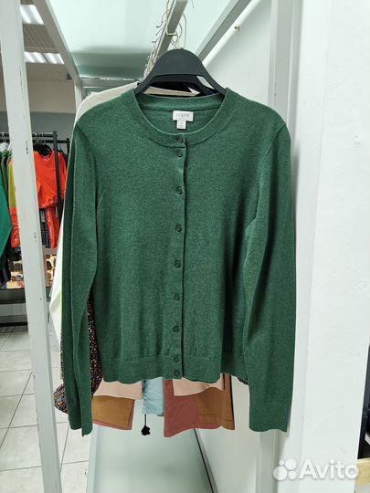 Новый женский кардиган J Crew S(44) хлопок