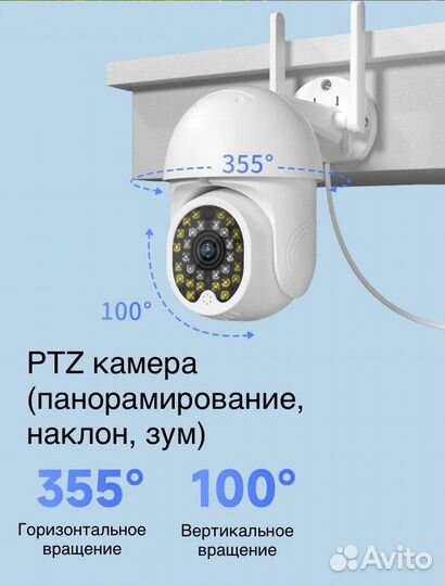 Умная камера видеонаблюдения wifi уличная