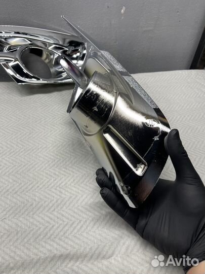 Хром накладки на туманки для Кобальт / Ravon R4