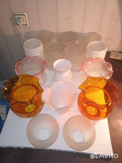 Плафоны для люстры,бра. СССР, ЧССР, ГДР