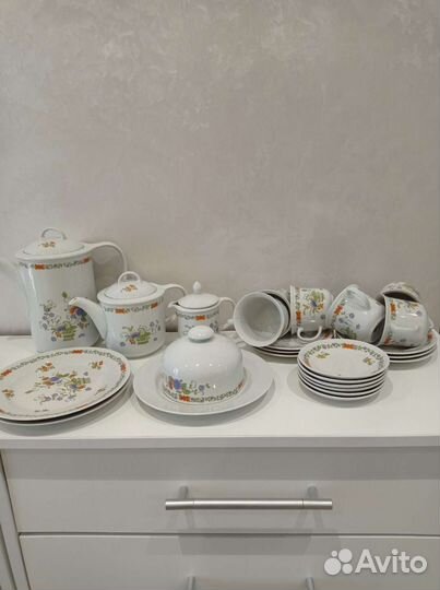Чайный сервиз фарфор ГДР Jlmenau