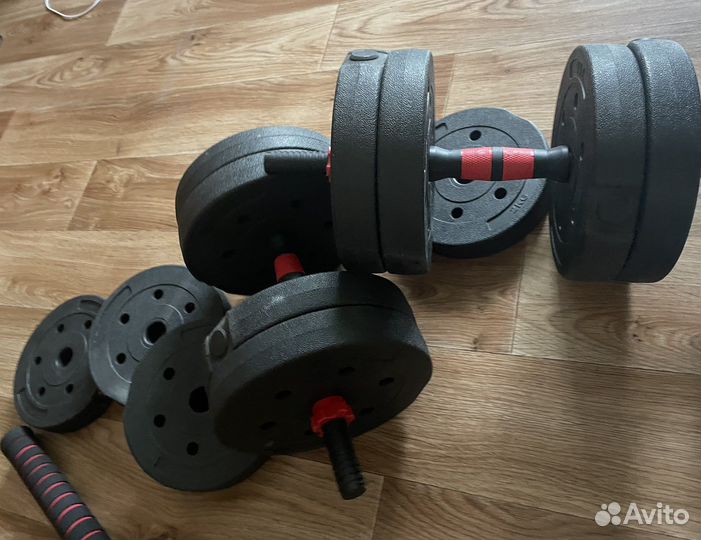 Набор штанга и гантели