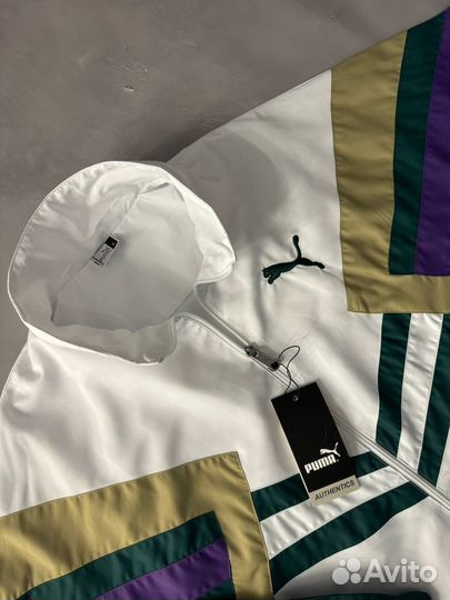Спортивный костюм Puma белый ретро винтаж