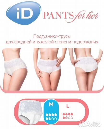 Послеродовые одноразовые впитывающие трусики