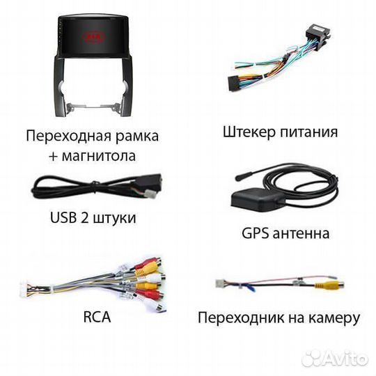 Магнитола Kia Sorento 2 2009-2012 4/64 Android