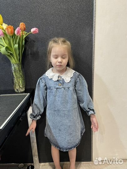 Платье джинсовое. новое
