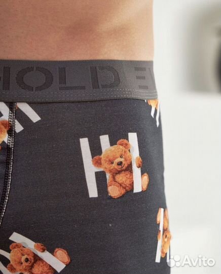 Мужские трусы-боксеры (дизайн Teddy Bear)