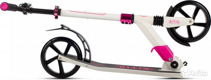 Самокат sitis DIO 200 (2023) бело-розовый Sta81