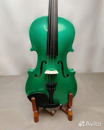 Новая Скрипка зеленая antonio lavazza VL-20 GR 4/4