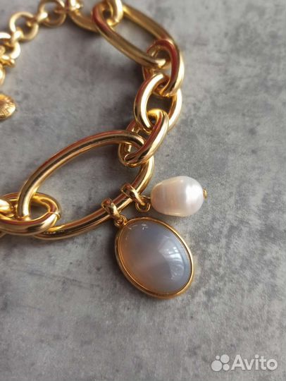 Браслет массивный J.Crew с подвесками, Новый, США