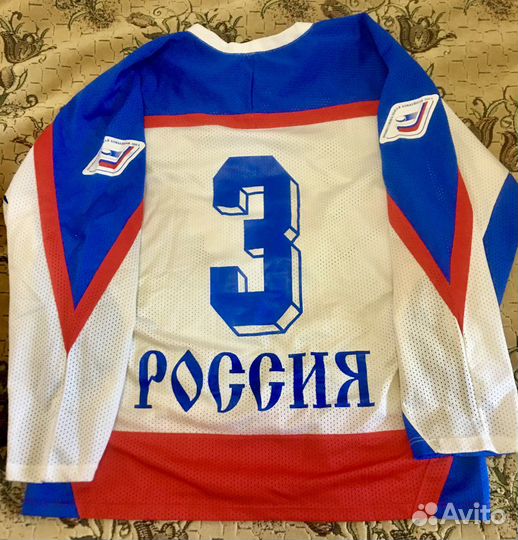 Хоккейный тренировочный свитер, размер 52-54
