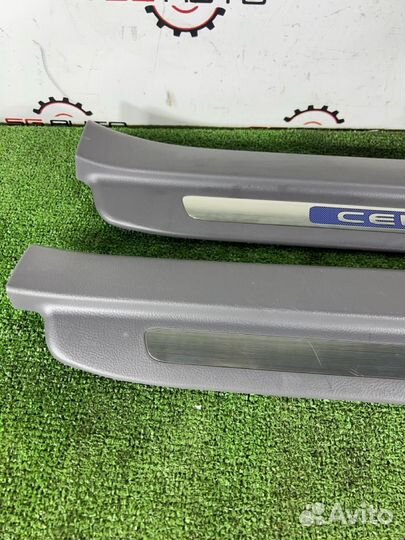 Накладка на порог салона Toyota Celica ZZT231