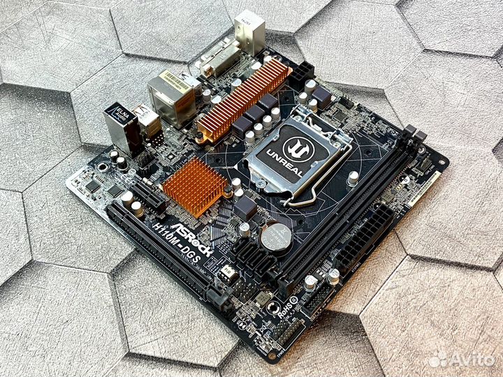 Материнская плата 1151 ASRock H110M-DGS