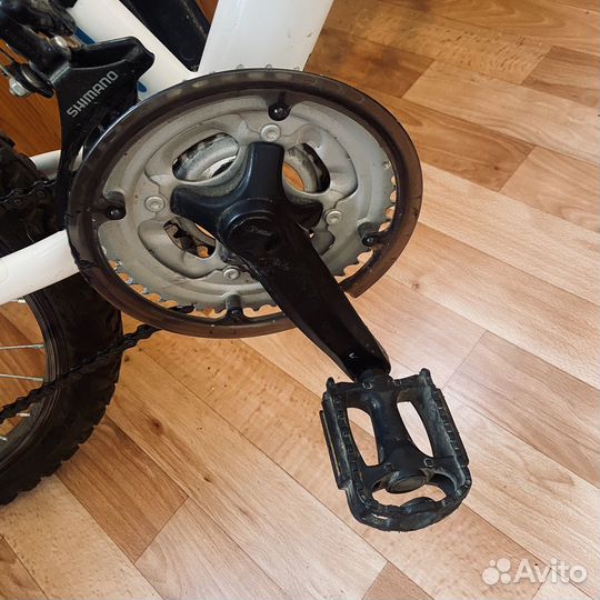 Велосипед 24 stern для девочек розовый белый