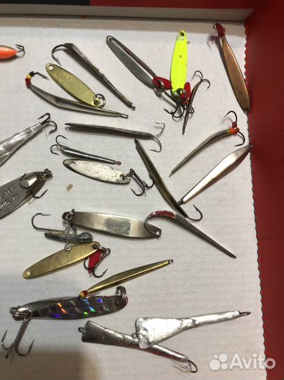 Зимние блесны и балансиры Rapala и др. комплектом