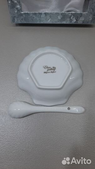 Подставка под чайный пакетик, фарфор