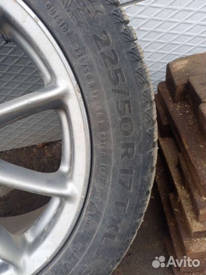 Колеса 5 114 3 r17 бу зима