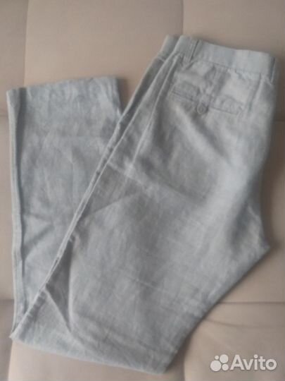 Брюки муж,матертал лен