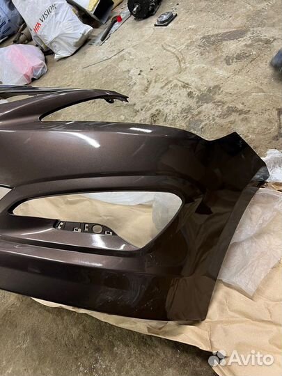 Бампер на hyundai solaris