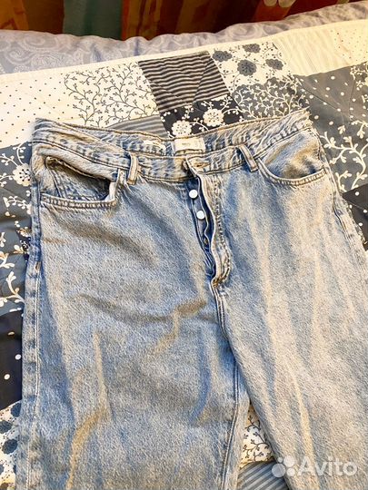 Джинсы mango жен широкие 50 размер