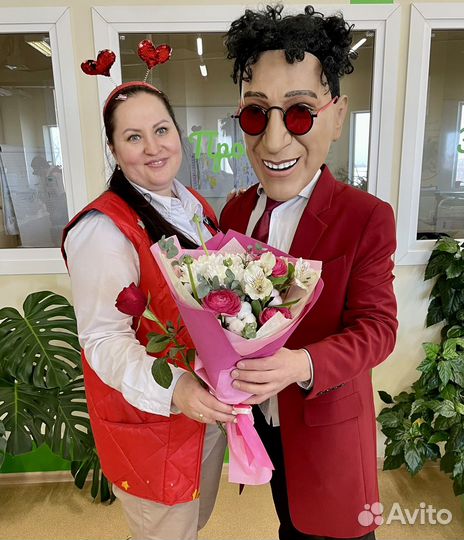 Ростовая кукла Стриптиз Пирожков Белый Мишка