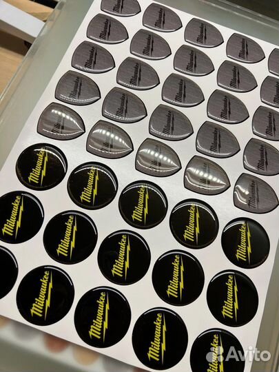 Изготовление наклеек, объемных наклеек и стикеров