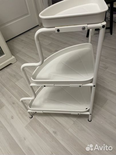 Угловая полка для цветов икеа