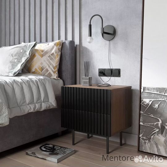 Тумба прикроватная Batista темная