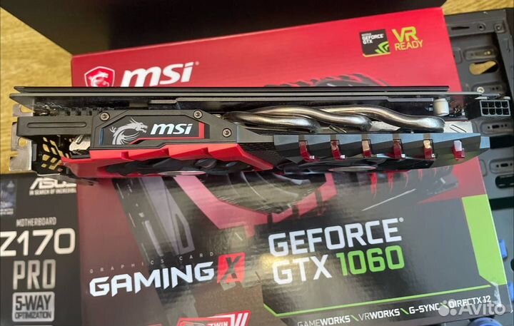 Видеокарта nvidia geforce gtx 1060 3гб msi gaming