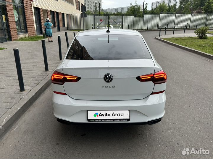 Volkswagen Polo 1.6 AT, 2021, 128 688 км